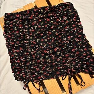Urban Outfitters Floral Ruched Skirt- Size M- Like New